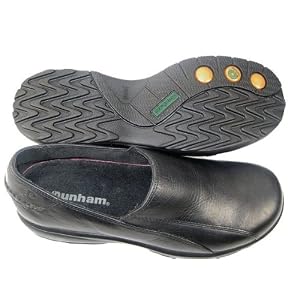 DUNHAM ASPEN COMFORT LADIES SLIP ON SHOES BLACK 9 WIDE by Dunham