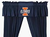 Illinois Fighting Illini Coordinating Valance for the Locker Room or Sidelines Collection by Kentex