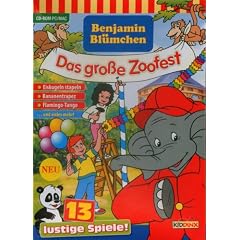 Benjamin Bl�mchen, Das gro�e Zoofest, 1 CD-ROM 13 lustige Spiele!. F�r Windows 98/NT 4.0/2000/ME/XP und MacOS 8.6 oder h�her, Mac OS X ab 10.1