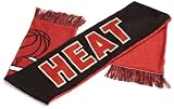 NBA Men's Team Scarf - S120Z, Miami Heat, One Size , Miami Heat , Garnet/Black