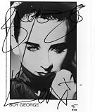 Boy George Autographed Signed Promo Photo