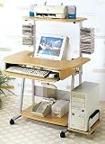 Review visiondecor Furniture  / Modern Metal/Wood Computer Workstation Desk w/Keyboard Tray