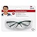 3M 90703-80025T Tekk Protection Sports-Inspired Safety Eyewear with Clear Lens and Green Frame