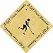 Gift Boxed Pack of 48 PERSONALISED Parchment 6cm Square Gift Tags Roller Hockey