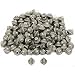 100 Antique Silver Tone Bicone Beads Jewelry Beading
