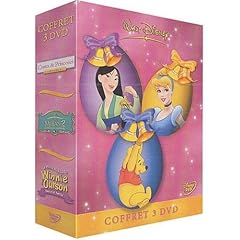 Coffret P�ques 3 DVD : Contes de princesses, vol. 1 / Mulan 2 / Le Monde magique de Winnie l'Ourson - Vol.6 : Amour et amiti�