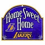 NBA Los Angeles Lakers 11-by-9 Wood Home Sweet Home Sign