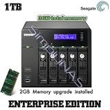 QNAP TS-559 PRO II 3TB (3 x 1TB) 5-Bay NAS Integrated with Seagate Constellation (Enterprise) with 2GB Memory Upgrade