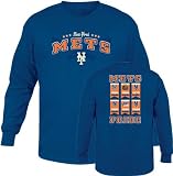 New York Mets Cooperstown Throwback Commemorative Banner Long Sleeve T-Shirt