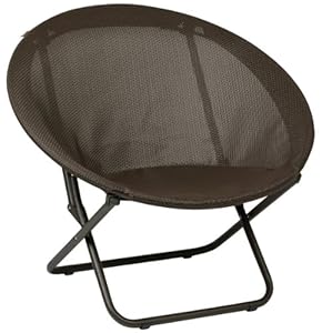 Lafuma Chaise RING avec Cannage Phifertex (Couverture: Marron) chaise