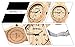 BEWELL W086B Mens Wooden Watch Analog Quartz Lightweight Handmade Wood Wrist Watch (Red Sandalwood)