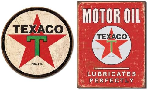 Tin Sign Set of 2 Texaco