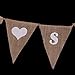 BABY SHOWER Hessian Bunting Banner Pennant Rustic Wedding Decor