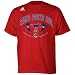 adidas SMU Mustangs Crimson 2010 Armed Forces Bowl Bound Time To Shine T-shirt