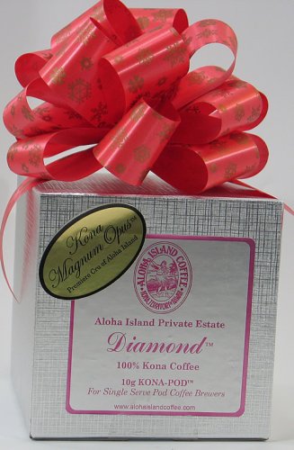 Private Reserve DIAMOND 100% Kona Coffee Pods - Our Magnum Opus Holiday Gift! by Coffee Pods