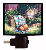 Quilt Night Light - Pumpkins and Patches - Country LED NIGHT LIGHT