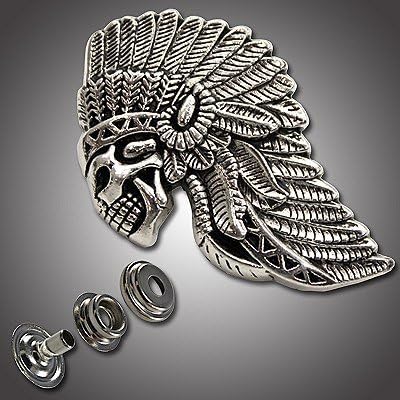 Springfield Leather Company's Warrior Skull Durable Dot Snap Set
