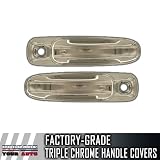 06 07 08 Mitsubishi Raider 2 Door Chrome Door Handle Covers (With A Passenger... 