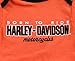 Harley-Davidson Baby Boys 'GRANDMA Rides' 2-Pack Orange Bodysuit