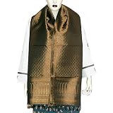 Jacquard Silk Scarfs for Women in Vogue India Fashion ~ ShalinIndia