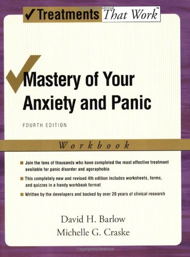 Mastery of Your Anxiety and Panic: Workbook (Treatments That Work) Book Image