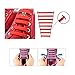 Homeout 1 Set(16pcs) No Tie Silicon Shoelaces - Colorful (Rainbow, 16pcs/Adults)