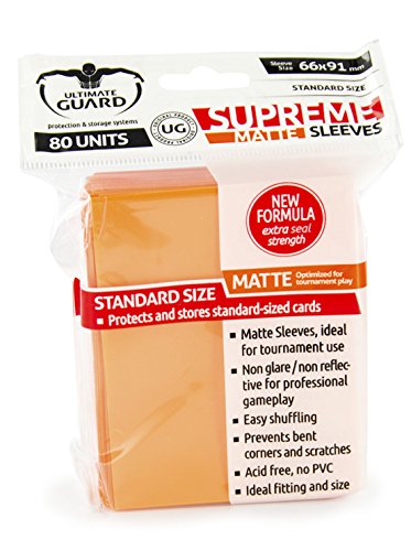 Supreme Matte Orange Sleeves (80)