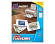 Custom 2.5Inx4in Matte Print Flash Cards Laser And Inkjet Wht