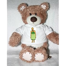 Teddy Bear with africa, man, zulu, jewelry, native, ornaments, standing, inhabitant, tribal t-shirt