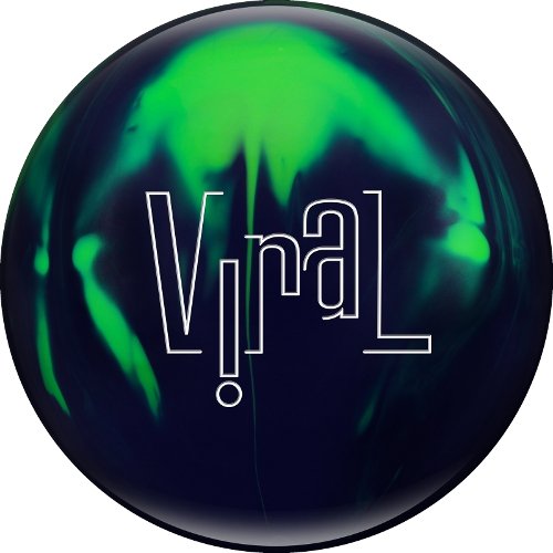 Hammer Viral Solid Bowling Ball, Blue/Green, 15 lb Sporting Goods