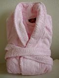 MARRIKAS Unisex X-LARGE Egyptian Cotton PINK ROBE