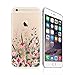 DECO FAIRY Compatible with iPhone 6 / 6s, Spring in the Air Summer Floral Flower Blossom Series Glossy Hard Cover Case