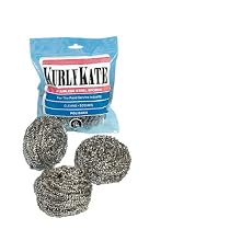 Loren PUR 300 Medium Kurly Kate Stainless Steel Sponge 12-Pack (Case of 12)