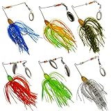 6 Fishing Hard Spinner Lure Spinnerbait Pike Bass 18g/0.63oz T11