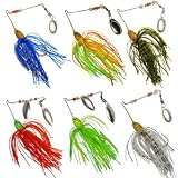 6 Fishing Hard Spinner Lure Spinnerbait Pike Bass 18g/0.63oz T11