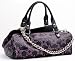 Lux de Ville HI JINX Tote- Black with Pink Stars