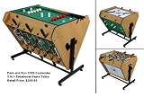 Park & Sun Original Contender 3 in 1 Rotational Game Table (Foosball, Pool & Hockey)