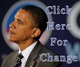 President Barack Obama "Click Here For Change" Mouse Pad
