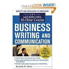 The McGraw-Hill 36-Hour Course in Business Writing and Communication: Manage Your Writing (36 Hour)