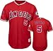 Albert Pujols Los Angeles Angels of Anaheim Scarlet #5 Authentic Jersey