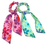 L. Erickson USA Sash Ponytail Holder - Daisy Power