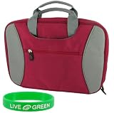 Acer Aspire One AO751h-1273 11.6-Inch Netbook Carrying Case (Tag 2-Tone Red / Grey)