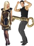Adult Lock And Key Couple Costume