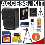 Deluxe Accessory Kit with Soft Leather Case + 2GB High Speed SD Card + Spare NP-20 Battery + Tripod + Cameta Bonus Accessory Kit for Casio Exilim EX-S770, EX-S880, EX-Z75 & EX-Z77 Digital Cameras