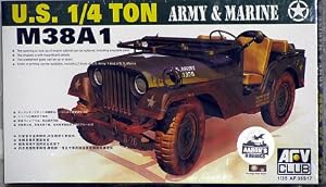 AFV Club Models 1/35 U.S. M38A1C 1/4 Ton, 4x4 Jeep