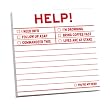 Knock Knock Sticky Notes: Help! (Pack of 8)