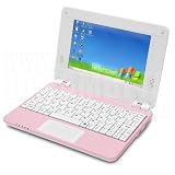 7″ Pink Mini Laptop Notebook Netbook UMPC PC Windows CE WiFi LAN 3 USB 2.0 Ports SD card reader Reviews