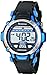 Armitron Sport Unisex 45/7036BLU Blue Accented Digital Chronograph Black Resin Strap Watch