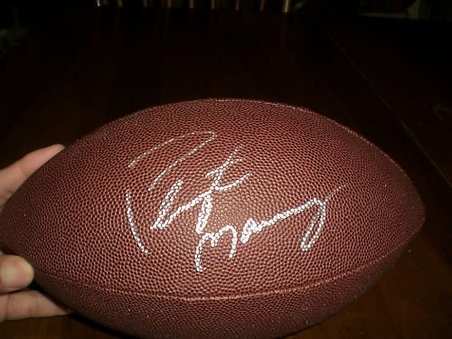 PEYTON MANNING SIGNED AUTOGRAPHED FOOTBALL INDIANAPOLIS COLTS