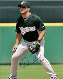 Autographed/Hand Signed 8x10 Photo Dan Uggla Florida Marlins